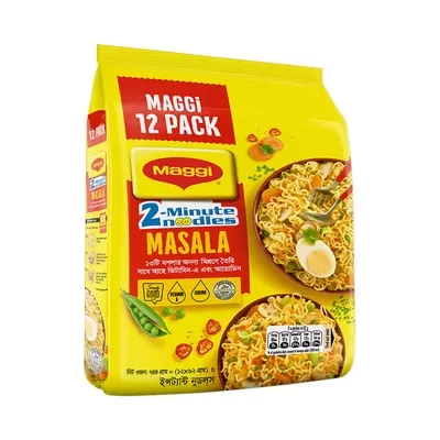Nestle Maggi 2-Minute Masala Instant Noodles 12 packet