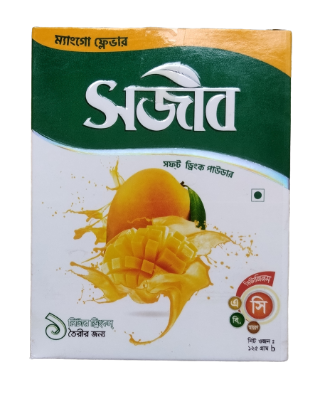 Sajeeb soft drink powder (mango) 125g