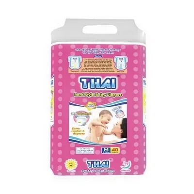 Thai Baby Diaper Pant M 5-12 kg 40 pcs