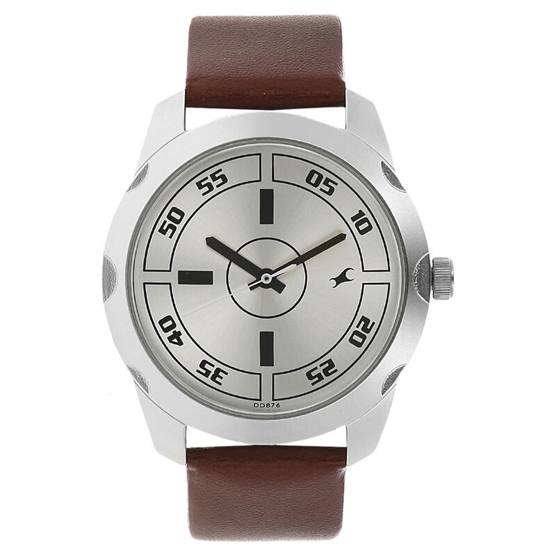 Fastrack Silver Dial Analog Watch For Men - 3123SL02