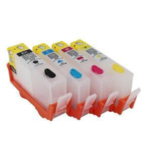 BRADOO Suitable for HP 655 Refillable Ink Cartridges, Suitable for HP Deskjet 3525 5525 4615 4625 4525 6520 6525 6625 Printer
