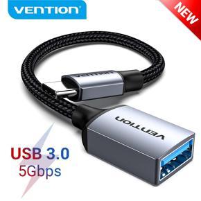 Vention USB C to USB OTG Adapter USB 3.0 2.0 Type-C OTG Data Cable Connector for Samsung GalaxyS 10 laptop USB C Adapter