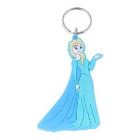 Rubber Princes Key Ring - Blue