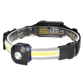 LED Head Light Lamp XPG+COB Motion Bright Head Light Lamp USB Rechargeable Headlight for Fishing Running and Camping