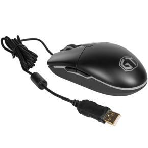 DeM630 PMW3325 Colorful Light USB Wired Gaming Mouse For Desktop PC Laptop - Black