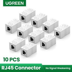 Ugreen RJ45 Connector Cat7/6/5e Ethernet Adapter 8P8C Network Extender Extension Cable for Ethernet Cable Female to Female