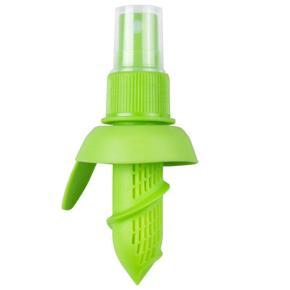 Plastic Lemon Spray Hand Juicer - Green