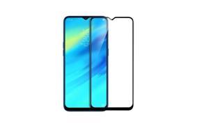 Samsung Galaxy M10 Tempered Glass Protector 6D Transparent-Black