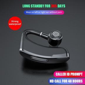 TWS V10P Single Business Bluetooth Earphone V5.2 Wireless Headphone Earphones Hifi Handsfree Touch Control Headset For All Phone