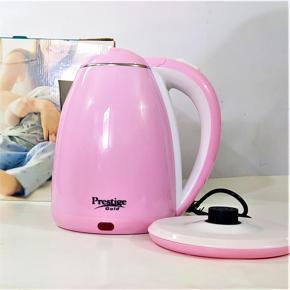 2.0 Liter Prestige Gold Electric Water heater Kettle. Double Layer Cordless Electrical Kettle.