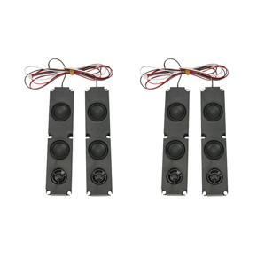 ARELENE 2 Pair 8 OHM 10W DIY LCD TV Speaker with Heavy Bass Effect Full Range Advertising TV Speaker Repair Accessories