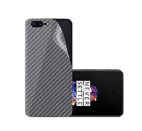 OnePlus 5 Back Carbon Fiber Sticker Protection 3D-Transparent