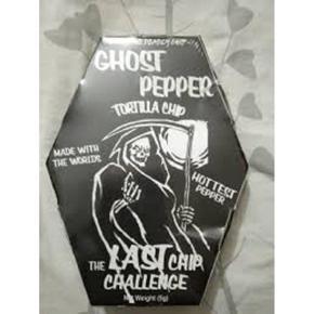 GHOST PEPPER TORTILLA CHIPS HOTTEST PEPPER LAST CHIP'S CHALLENGE