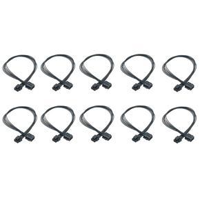 ARELENE 10PCS CPU 8Pin Power Cord Computer Motherboard CPU 8Pin Adapter Cable Server Extension Cable 8P to Single CPU4+4P