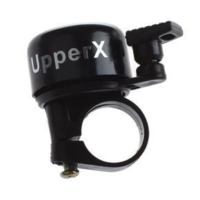 UPPERX Metal Ring Handlebar Bell for Bike Bicycle Cycling (Black)