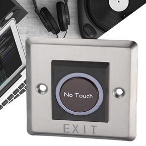 2X Infrared Sensor Switch No Contact Contactless Switches Door Release Exit Button with LED Indication