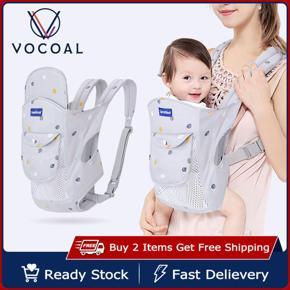 Vocoal Baby Carrier Lightweight Baby Carrier Front And Back Infant Sling Wrap Backpack Adjustable Straps Front Back Rider Carrier
