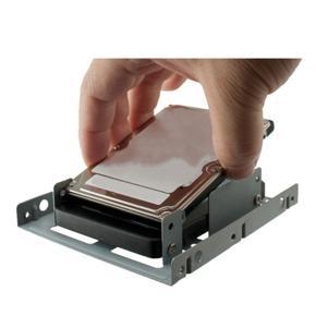 XHHDQES 2X 2.5 Inch to 3.5 Inch Internal Mounting Frame for 2X 2.5 Inch SSD/HDD to 3.5 Inch Bay