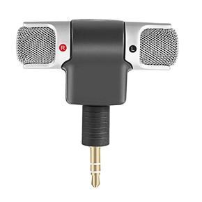 TE Mini Digital Stereo Microphone Mic 3.5mm Jack PC Laptop Notebook