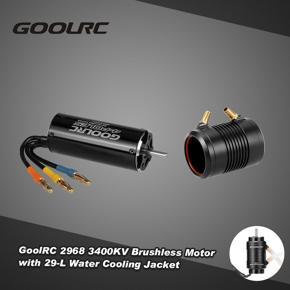 origi-nal GoolRC 2968 3400KV Brushless Motor and 29-L Water Cooling Jacket Combo Set for 600-800mm RC Boat