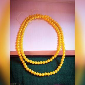 YELLOW PEARL NECKLESS- 1PC ARTIFICIAL YELLOW PEARL NECKLESS