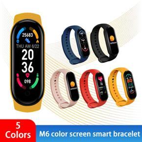M6 Smart Watch Men Women Fitness Bracelet Tracker Heart Rate Monitor Waterproof Sport SmartWatch For Xiaomi Android