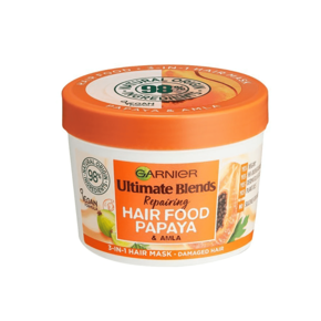 Garnier_Ultimates Blends Repairing Hair Food Papaya & Amla Shampoo 3 in 1 Hair Mask (Fine Hair) - 390ml