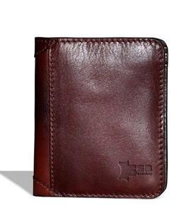 Men's Antique Brown (Agun) Short Leather Wallet