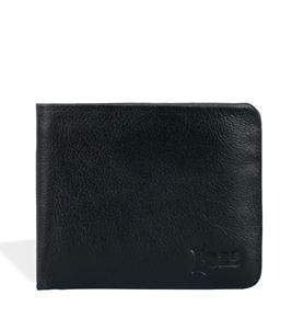 Men's Black Leather Slim Wallet