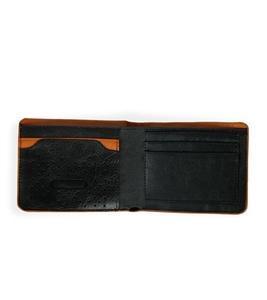 Men's Light Brown Leather Slim Wallet