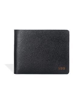 Men's Black Executive Leather Slim Wallet