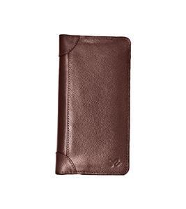 Men's Maroon Leather Long Wallet