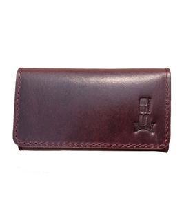 Oil Pull Up Leather Square Shape Leather Key Holder Wallet