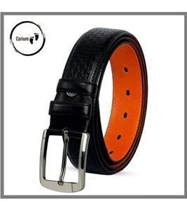 Men's Stylish Leather Waist Belt Black