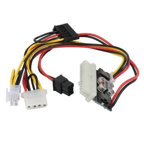 PCI-E 6Pin Input DC-ATX-250W 24Pin Power Supply Module Swithc Pico PSU Car Auto Mini ITX High DC-ATX Power Module