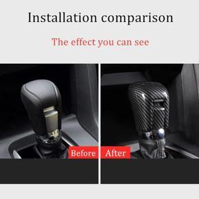 Gear Shift Head Cover Trim Interior Decoration for Honda Civic 2016 2017 2018 2019 Car Styling Accessories