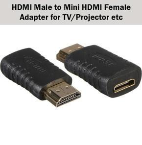 HDMI Male to Mini HDMI Female Adapter Converter Laptop Computer PC