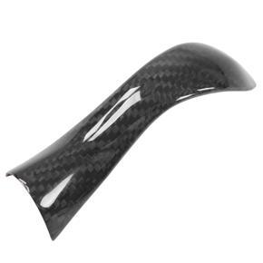 Gear Shift Knob Cover, Carbon Fiber Gear Knob Trim Internal Decoration for Car Modification