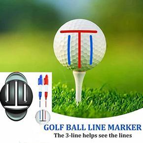 1 Set of Golf Ball Marker,Golf Accessories,Golf Ball Line Tool