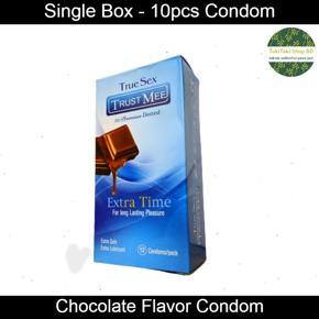 Trust Mee Condom - Chocolate Flavored Condom - Single Pack contains 12pcs Condom