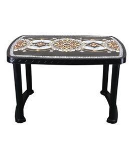 4 Seated Deluxe Table Print Black Royal (Pl/L) TEL