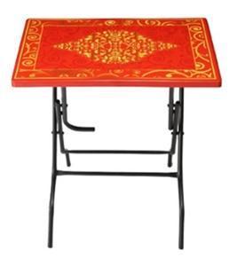 Two Seated Restaurant Table Printed Red-TEL