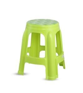 Round Stool High (Printed) Lime Green