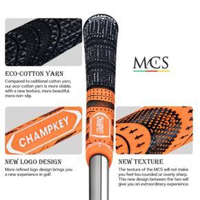 1pcs Durable Soft Rubber Golf Club Grip Brassie Handle Cover Replacement - orange