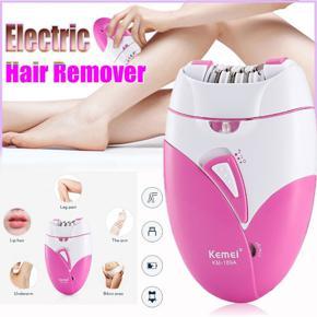 Kemei KM-189A Lady Epilator USB Charge Hair Removal Machine Electric Rechargeable Female Shaving Trimmer Hair Original