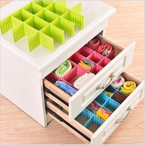 4 X Adjustable Drawer Clapboard Partition Divider Cabinet DIY Storage Organizer - LARGE