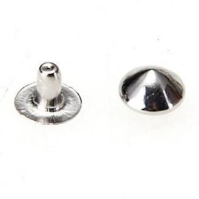 100 Iron galactic Conical Rivet Screw Studs 6mm for Jewelry
