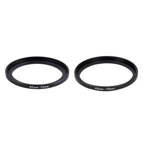 BRADOO- 46mm-52mm Aluminum Step Up Adapter Ring for SLR Camera & Self-Repairing Cameras 46 mm to 49 mm in Step Up Filter Adapter