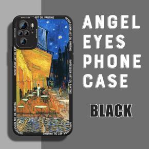 Hontinga for Redmi Note 10/Note 10S Back Cover Oil Painting Fashion Case Camera Protection Soft Silicone TPU Phone Cases