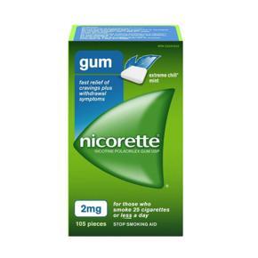 Nicorete Chewing Gum Mint 2mg - 105 Pcs